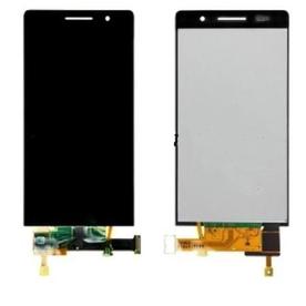 Съвместим HQ LCD Дисплей за Huawei Ascend P6 и тъч скрийн  Черен Без Рамка 